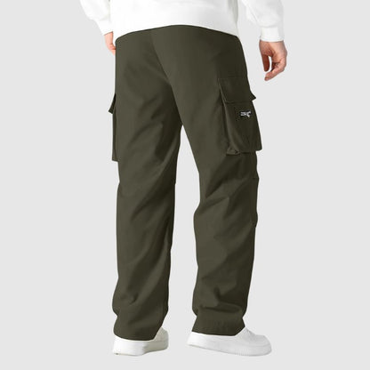 Pantalon Cargo à Coupe Ample avec Poches pour Homme