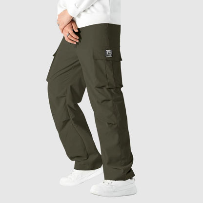 Pantalon Cargo à Coupe Ample avec Poches pour Homme